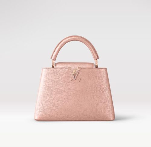 Replica Louis Vuitton Capucines BB LV Bag Pearly Pink M21103 For Sale