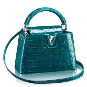 Replica Louis Vuitton Capucines Mini Crocodile Bag N93906 BLV811 For Sale