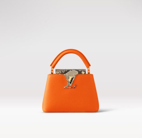 Replica Louis Vuitton Capucines Mini LV Bag Emeraude Green N81210 For Sale