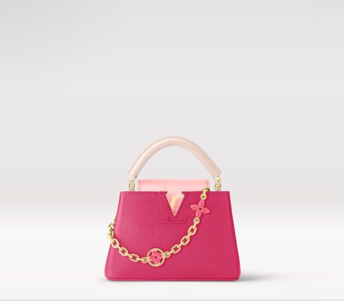 Replica Louis Vuitton Capucines Mini LV Bag Fresh Pink M20845 For Sale