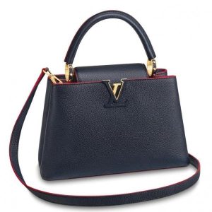 Replica Louis Vuitton Capucines PM Bag Taurillon Leather M43934 BLV837 For Sale