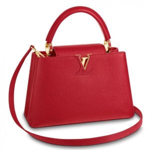 Replica Louis Vuitton Capucines PM Bag Taurillon Leather M43935 BLV844 For Sale