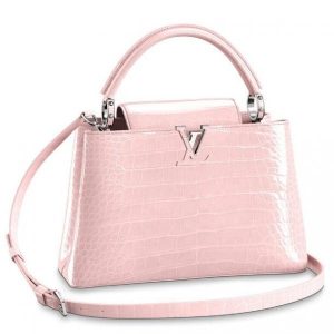 Replica Louis Vuitton Capucines PM Crocodile Bag N93594 BLV833 For Sale
