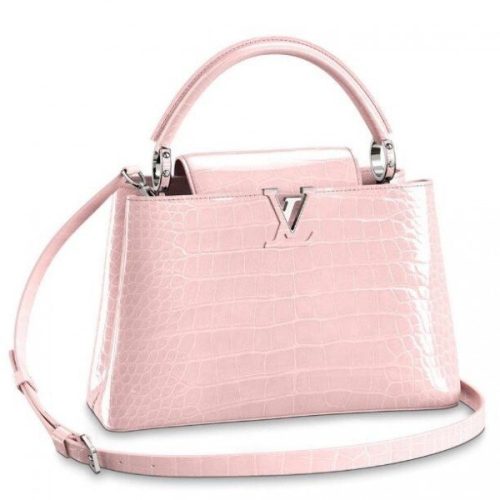 Replica Louis Vuitton Capucines PM Crocodile Bag N93594 BLV833 For Sale