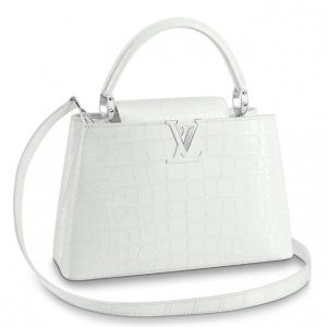 Replica Louis Vuitton Capucines PM Crocodile Bag N93716 BLV834 For Sale