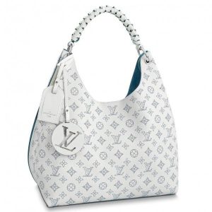 Replica Louis Vuitton Carmel Hobo Bag Mahina Leather M56203 BLV235 For Sale