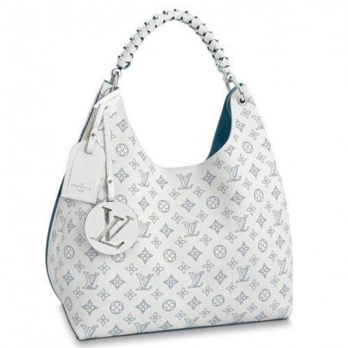 Replica Louis Vuitton Carmel Hobo Bag Mahina Leather M56203 BLV235 For Sale