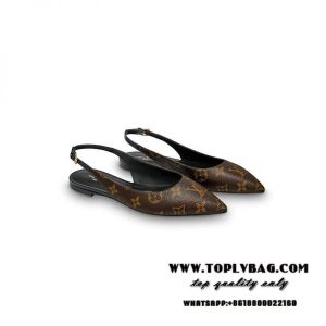 Replica Louis Vuitton Cherie Slingback Ballerina LV 1A68AV For Sale