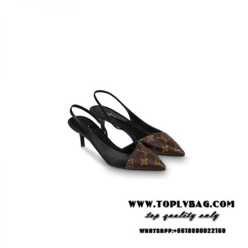 Replica Louis Vuitton Cherie Slingback Pump LV 1A86GI For Sale
