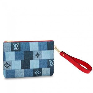 Replica Louis Vuitton City Pouch Monogram Denim M68761 BLV476 For Sale