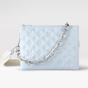 Replica Louis Vuitton Coussin PM LV Bag Ice Blue M21197 For Sale