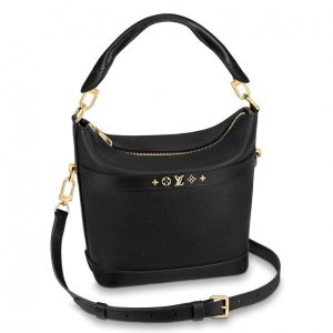 Replica Louis Vuitton Cruiser PM Bag In Black Leather M57934 BLV726 For Sale