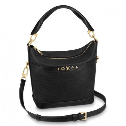 Replica Louis Vuitton Cruiser PM Bag In Black Leather M57934 BLV726 For Sale