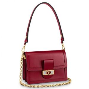 Replica Louis Vuitton Dauphine MM Leather Bag M55735 BLV771 For Sale