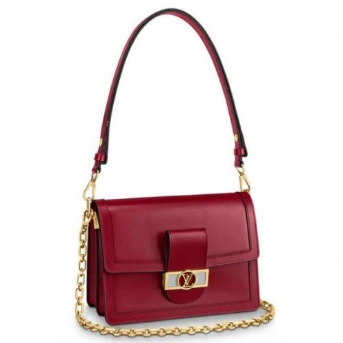 Replica Louis Vuitton Dauphine MM Leather Bag M55735 BLV771 For Sale