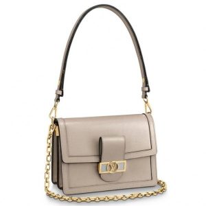 Replica Louis Vuitton Dauphine MM Leather Bag M55835 BLV773 For Sale