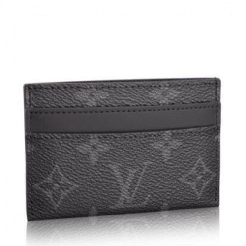 Replica Louis Vuitton Double Card Holder Monogram Eclipse M62170 For Sale