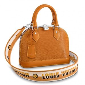 Replica Louis Vuitton Epi Alma BB Bag With Jacquard Strap M57540 BLV164 For Sale