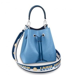 Replica Louis Vuitton Epi Neonoe BB Bag With Jacquard Strap M57691 BLV162 For Sale
