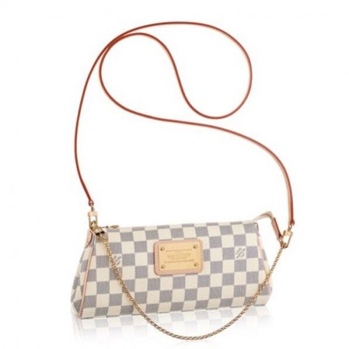 Replica Louis Vuitton Eva Clutch Bag Damier Azur N55214 BLV063 For Sale